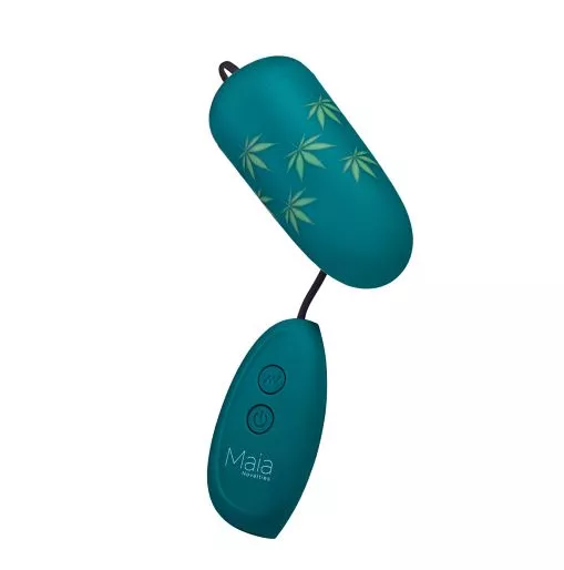 BUDZEE RECHARGEABLE WIRED EGG POT LEAF PATTERN