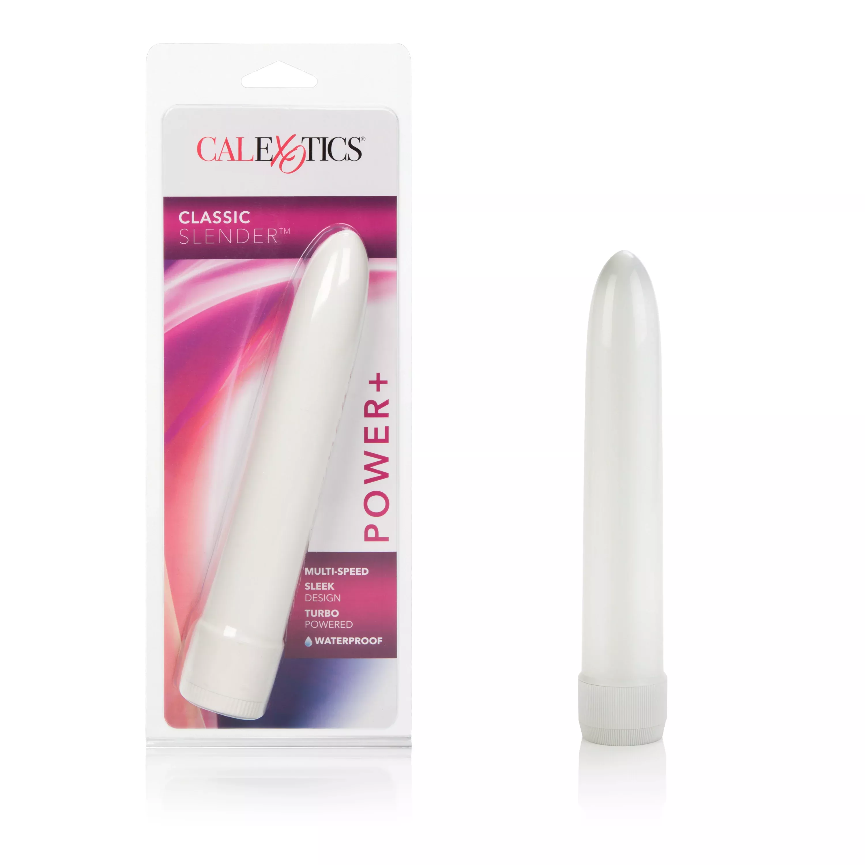 CalExotics Classic Slender Vibrator - White