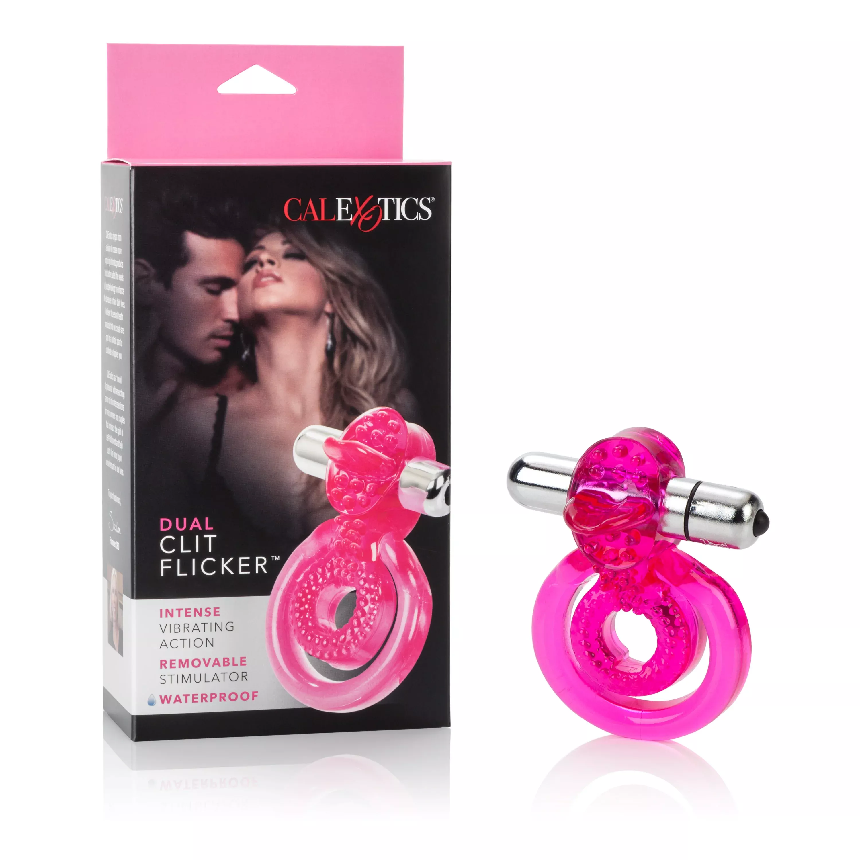 CalExotics Dual Clit Flicker Vibrating Cockring