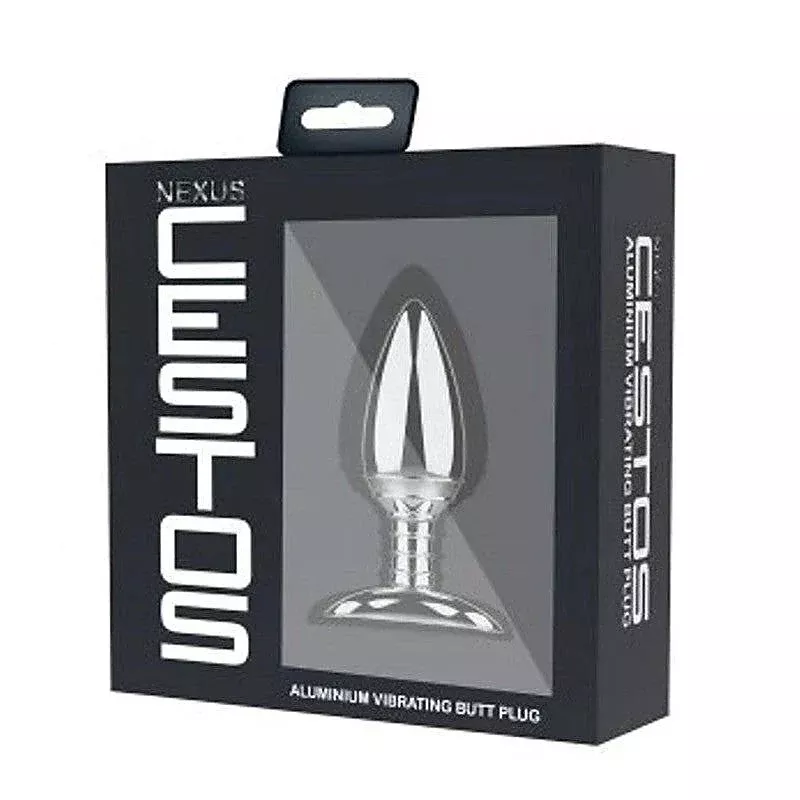 CESTOS Aluminium remote Control Vibrating Butt Plug