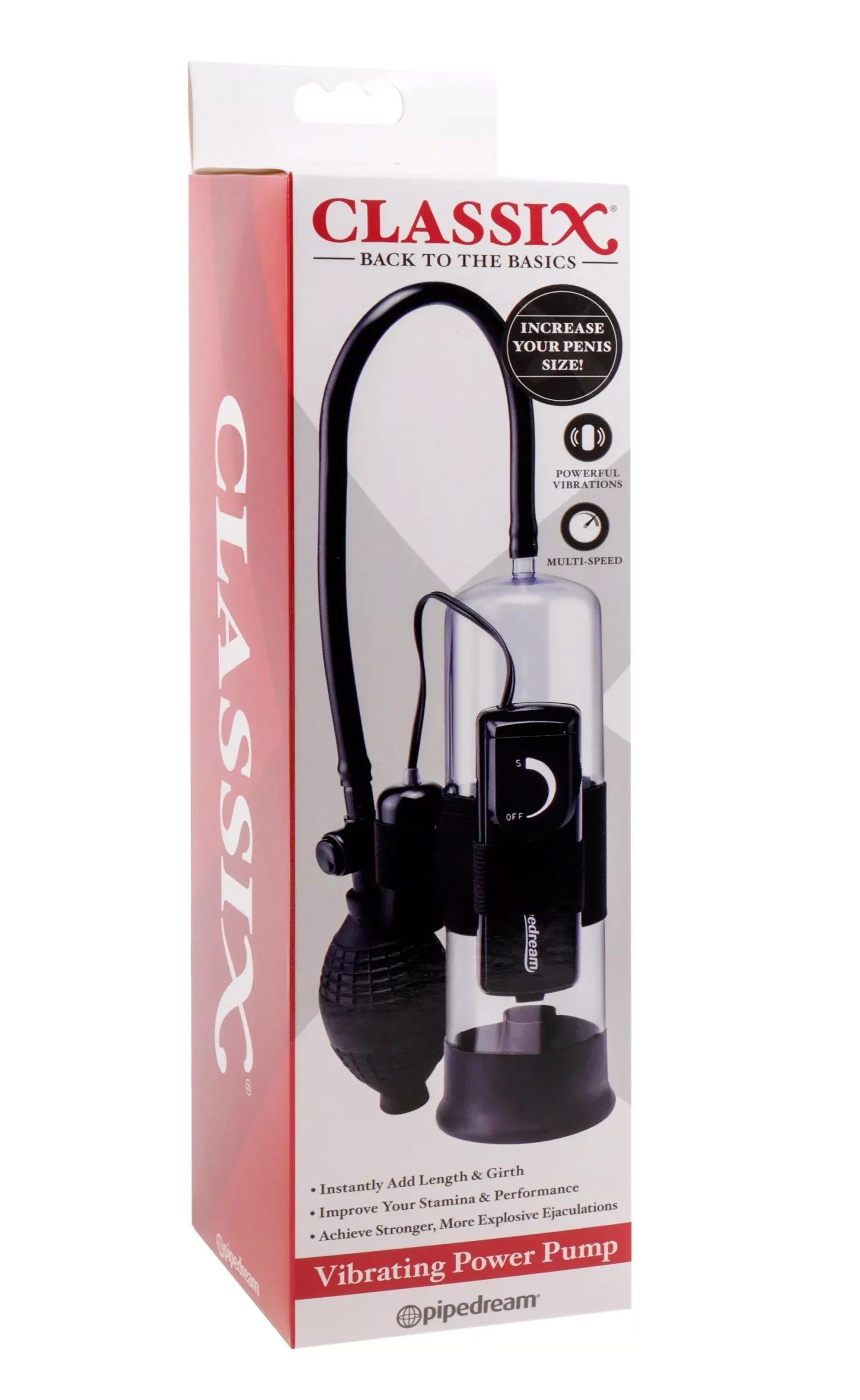 Classix Vibrating Power Pump by Pipedream