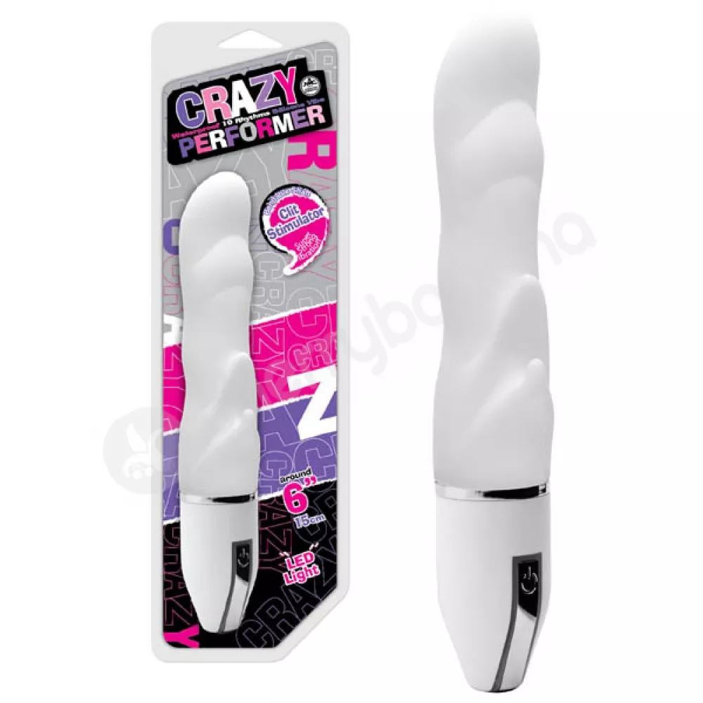 Crazy Performer White Vibrator