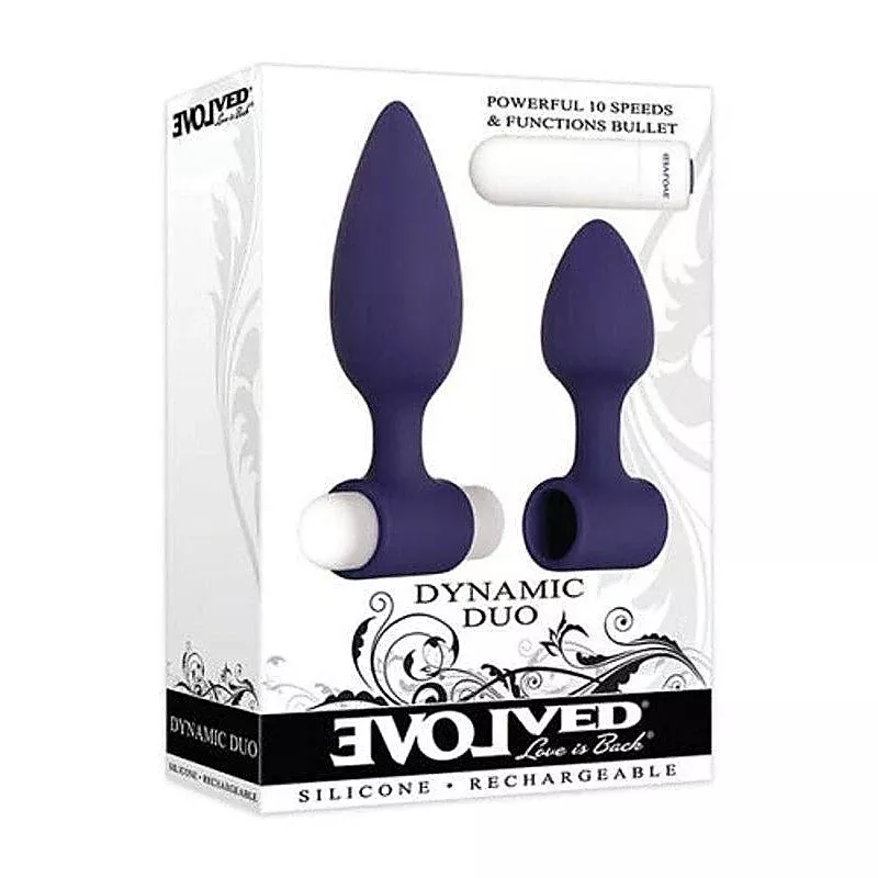 Dynamic Duo Vibrator Rechargeable by Evolved