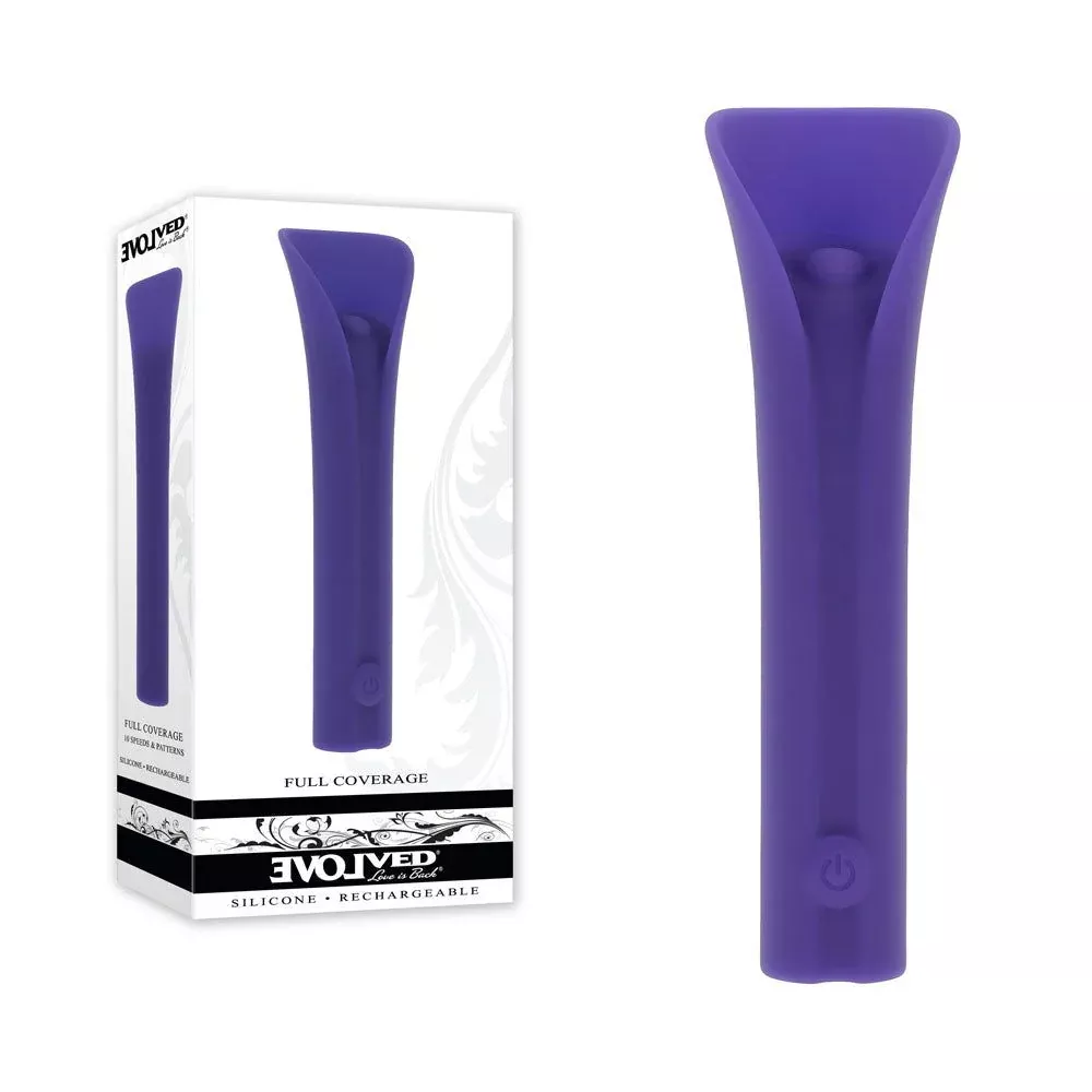 Evolved FULL COVERAGE Vibrating Bullet – Purple