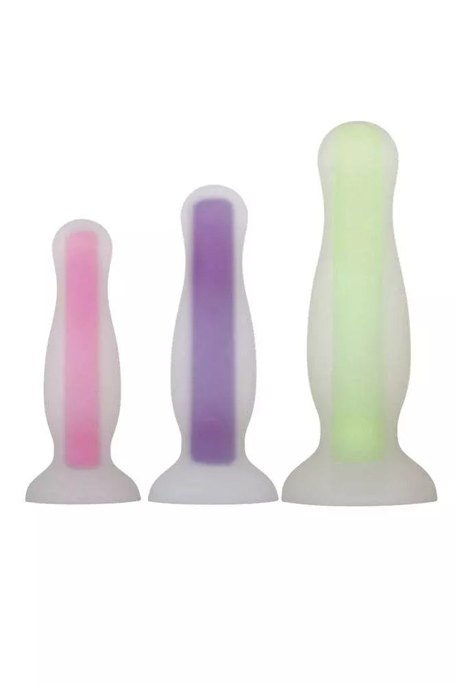Evolved - Luminous Butt Plug - Assorted Sizes