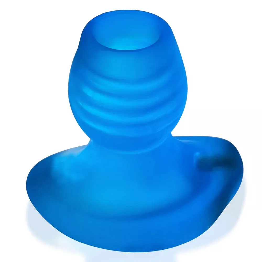 Glow Hole 2 Butt Plug - Large - Blue Morph