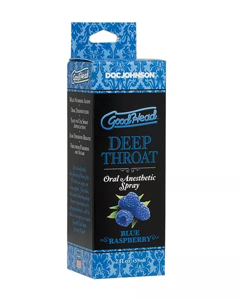 Goodhead Deep Throat Spray Blue Raspberry