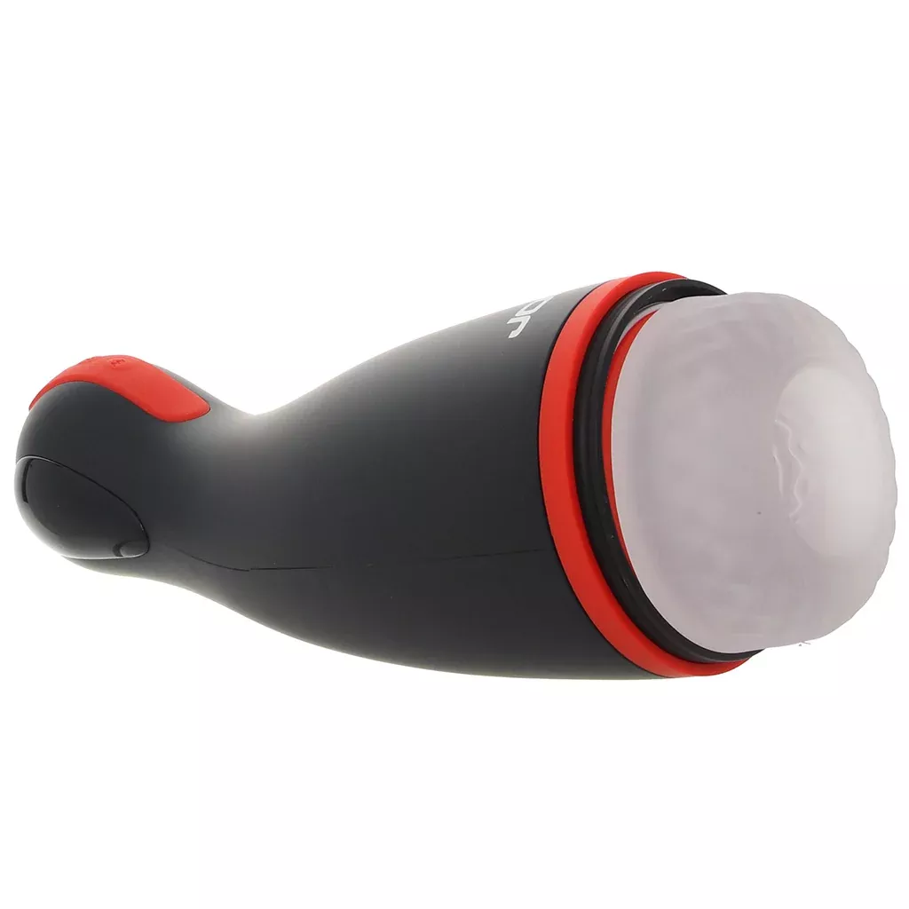 Jock Blaze Vibrating, Sucking & Warming Stroker