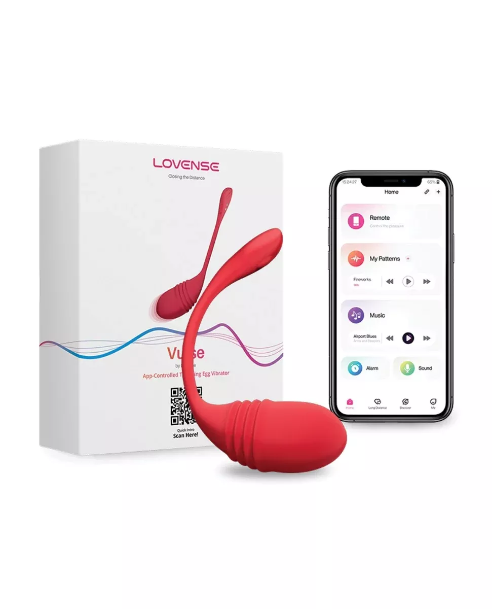 Lovense Vulse Thrusting Egg – Red
