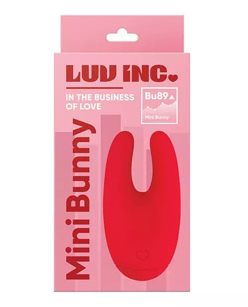 Luv Inc. U-Shape Mini Bunny - Red