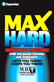 MAX HARD ONE PILL