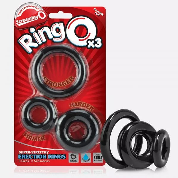 Screaming O – Ringo X3 (Black)