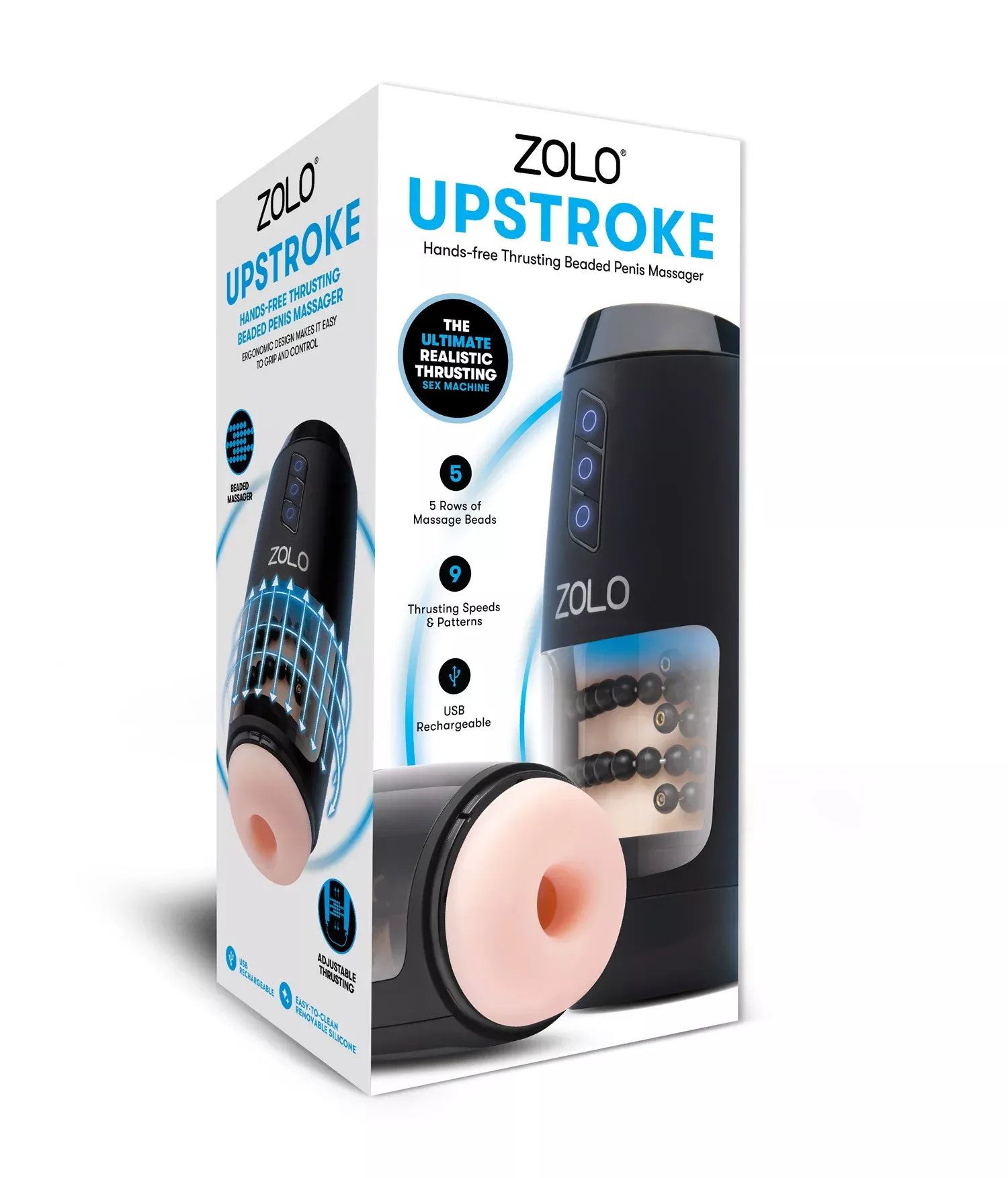 Zolo Upstroke Rechargeable Thrusting Stroker